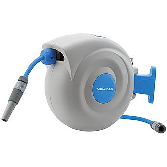 AquaPlus 20m Auto-Retract Hose Reel Wall Mounted