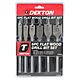 Dekton 6 Piece Flat Wood Spade Drill Bit Set
