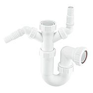 40mm Double Nozzle Washing Machine Utility P Trap