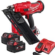 Milwaukee M18 FFN-502C 18V FUEL Framing Nailer with 2x 5.0Ah Batteries