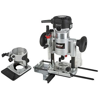 Trend T1EPS 1/4" Plunge Router/Trimmer 230V 710W