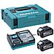 Makita 1911C9-1 XGT 40Vmax 2x 4.0Ah High Output Tabless Power Source Batteries &amp; Rapid Charger Kit