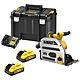 DeWalt DCS525H2T 18V XR Plunge Saw with 2 x 5.0Ah Powerstack Batteries 