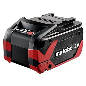 Metabo 18V 8.0Ah LiHDX Tabless CAS Battery Pack 624975000