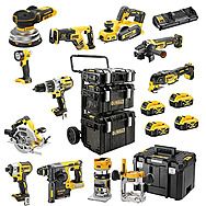 DeWalt 18V XR 11 Piece Cordless Power Tool Kit  4 x 5.0Ah Batteries - DCK853P4 + DCP580 + DCW211 + DCW604