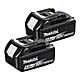 Makita DLX2539ST 18V LXT Brushless Combi Drill &amp; Impact Driver Twinpack 2 x 5.0Ah Batteries (DHP490 &amp; DTD157)