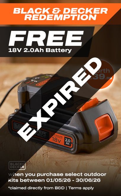 Black and Decker Redemption 2026