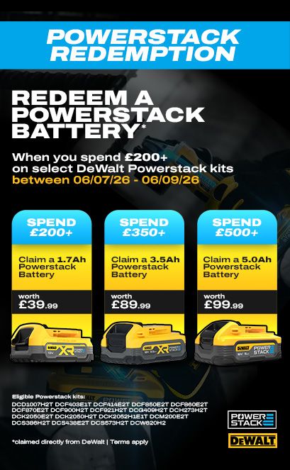 DeWalt Powerstack Redemption 2026
