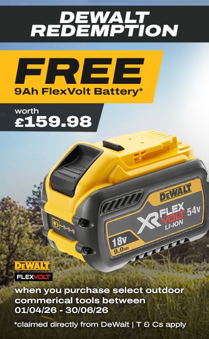 DeWalt Commercial Outdoor Redemption 2026