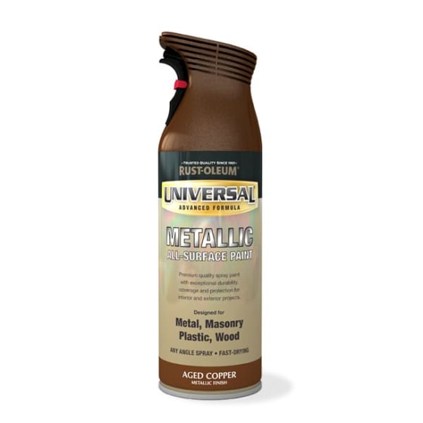 RustOleum Universal All Surface Metallic Spray Paint - Aged Copper