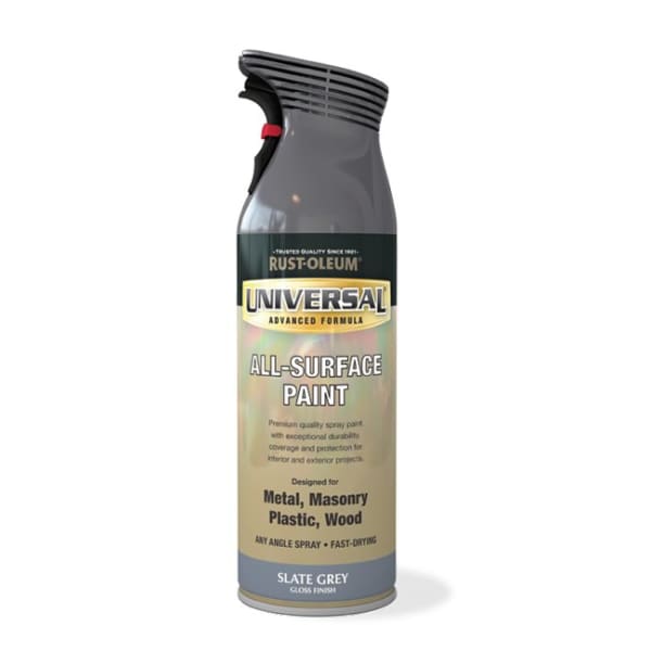 RustOleum Universal All Surface Spray Paint - Slate Grey