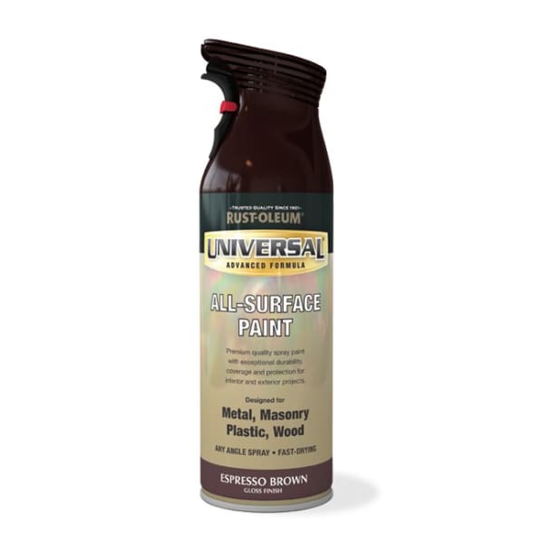 RustOleum Universal All Surface Spray Paint - Espresso Brown