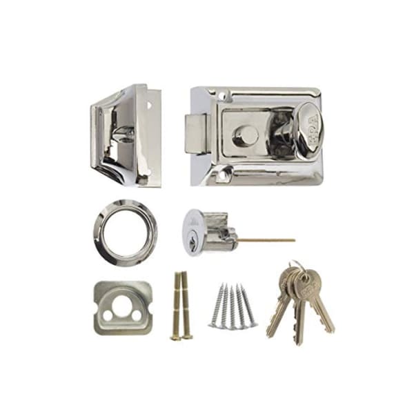 Era Polished Chrome Traditional 60mm Nightlatch