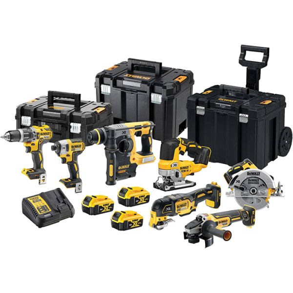 DeWalt DCK755P3T 7 Piece Brushless 18v Cordless Powertool Kit 3 x 5.0Ah Batteries