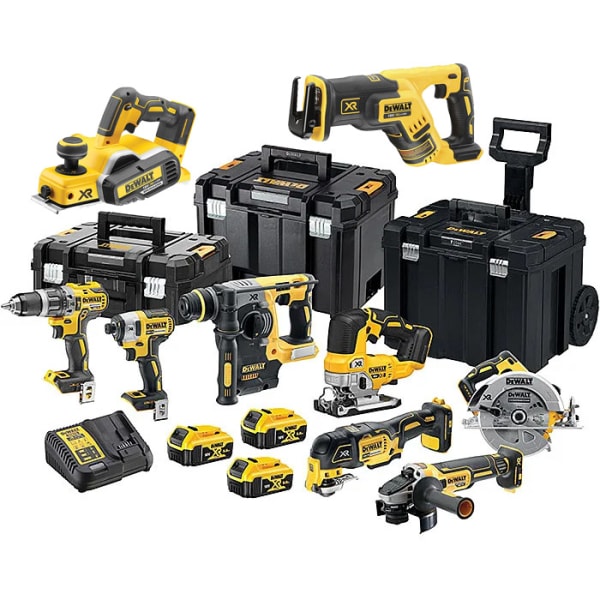 DeWalt 9 Piece All Brushless 18v Cordless Powertool Kit DCK755P3T + DCP580 + DCS367