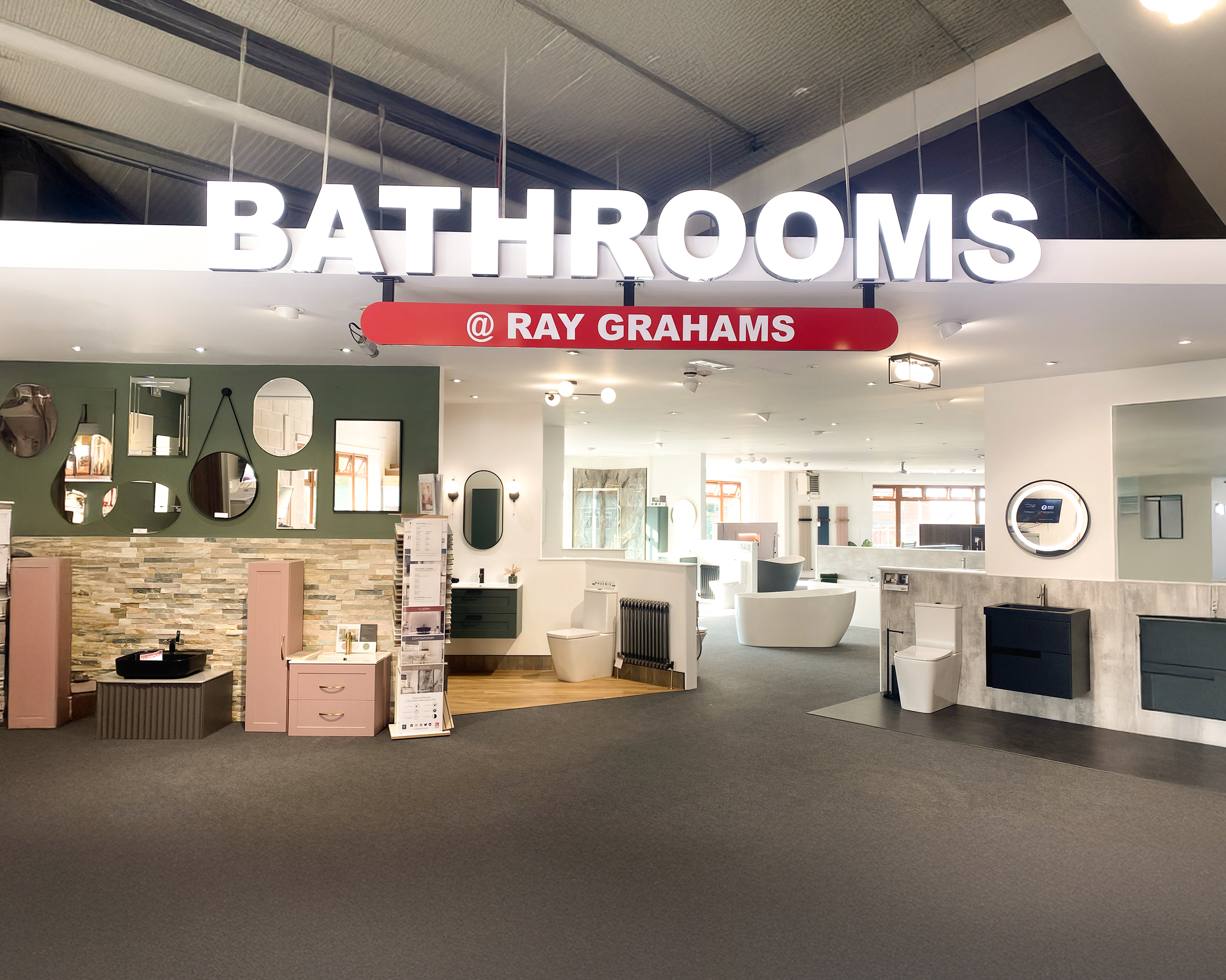 Bathrooms at Ray Grahams