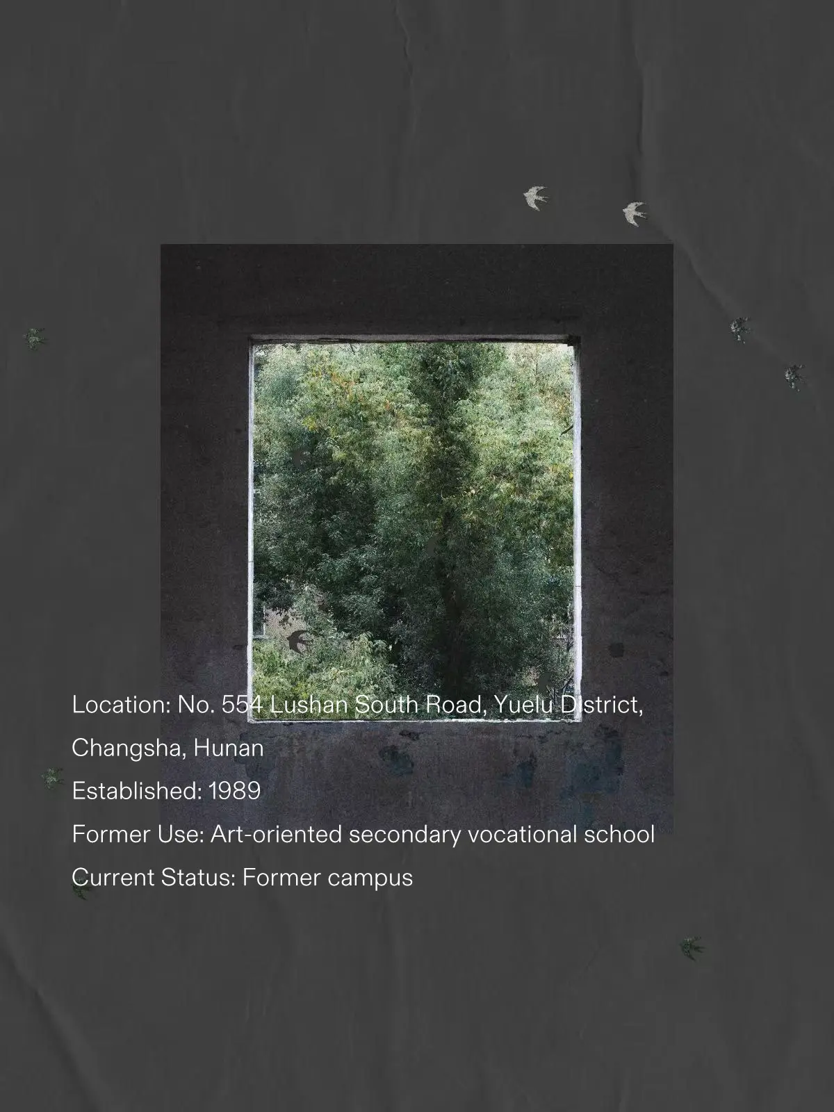 Ruins of HN P Art School — supplied photo 2