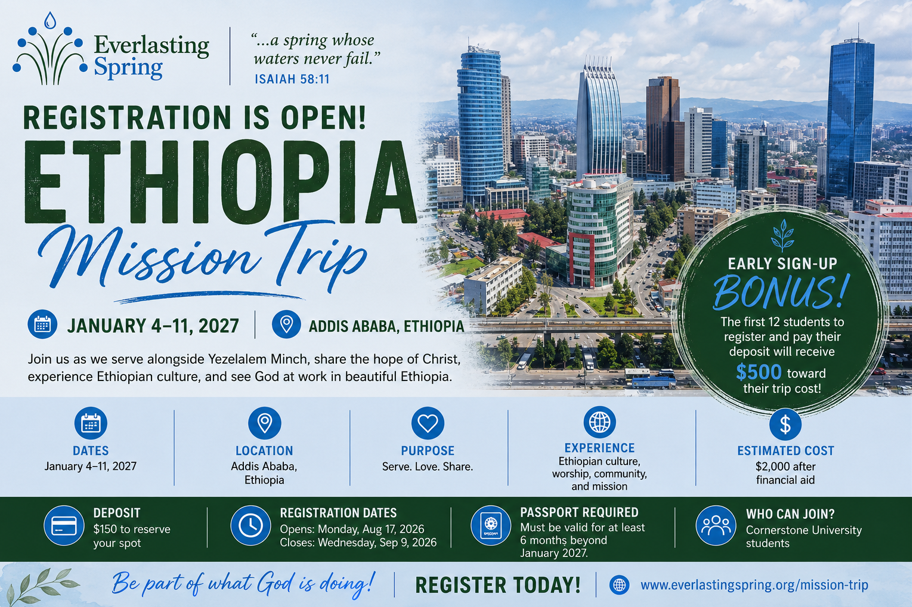 Registration Is Open: Ethiopia Mission Trip 2027