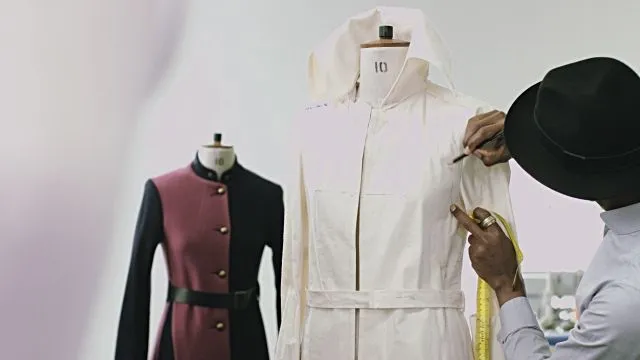 Draping on a dressform
