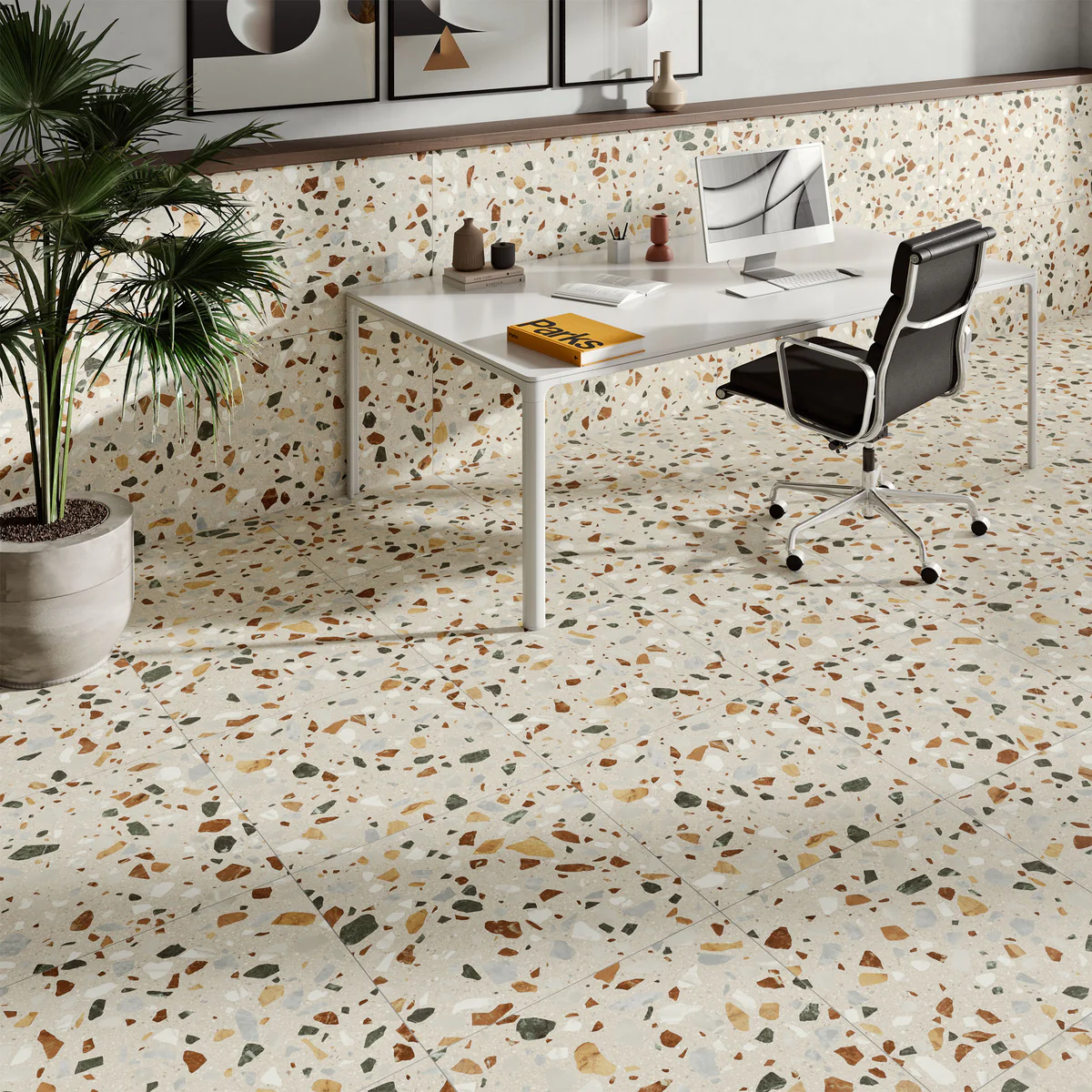Italian terrazzo floors