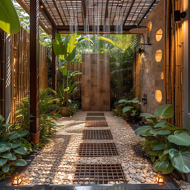Balinese-inspired indoor gardens