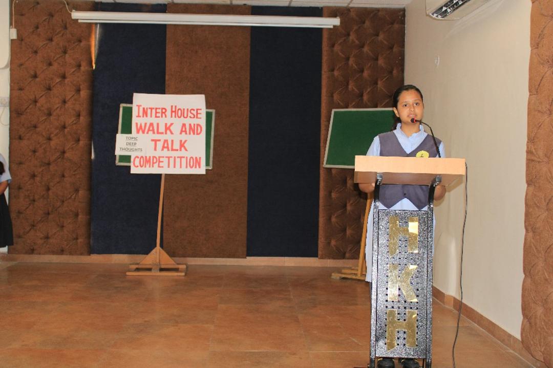 Inter House Walk & Talk Competition
