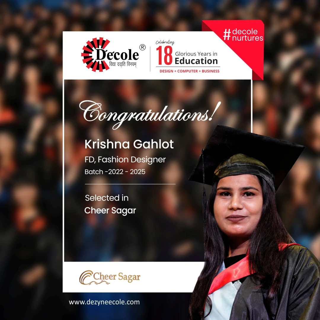 Krishna Gehlot ,Fashion Designer