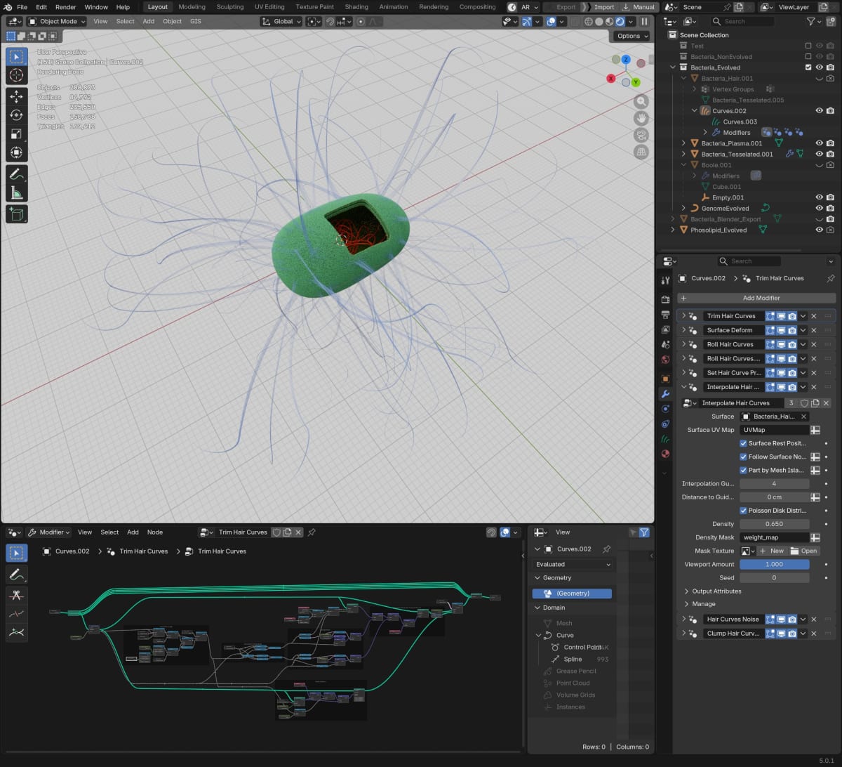 Blender Bacteria