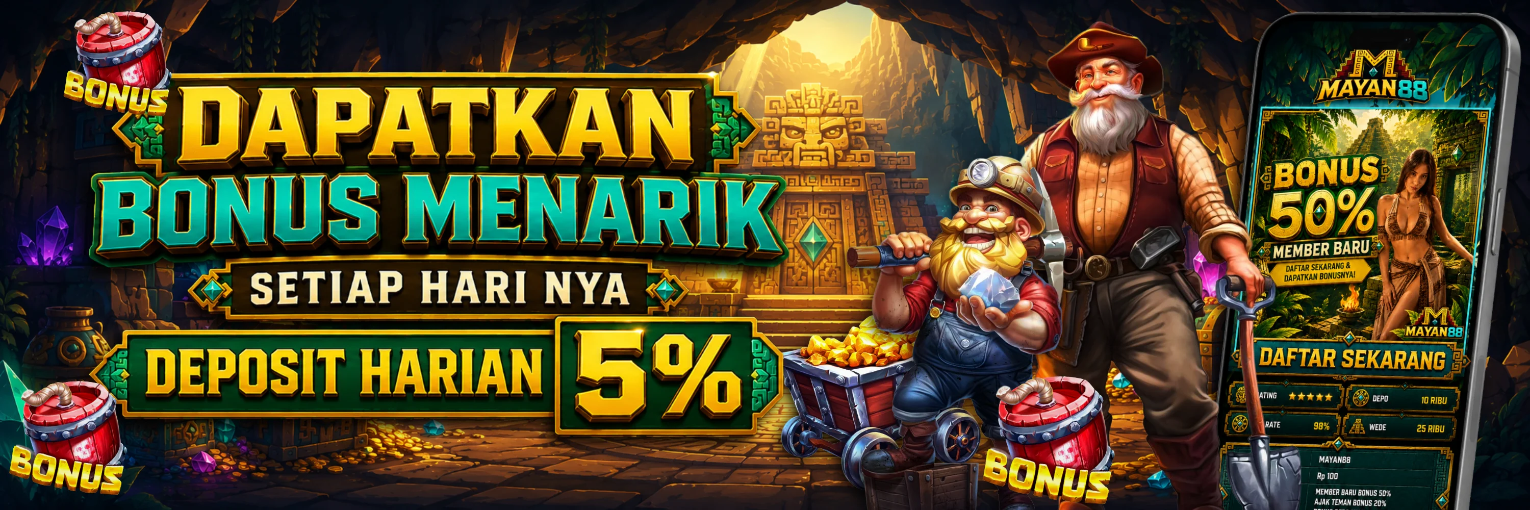 Banner promosi Mayan88 4