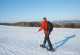 Schneeschuhwandern bei schönem Wetter