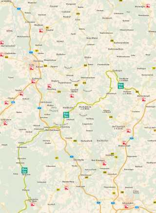sinntal radweg karte Rhön Sinntal Radweg   rhönführer.de