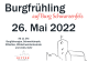 Plakat Burgfrühling