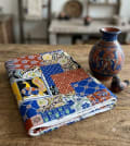 Navrang Kalamkari Bandhej Patchwork Fabric view 1