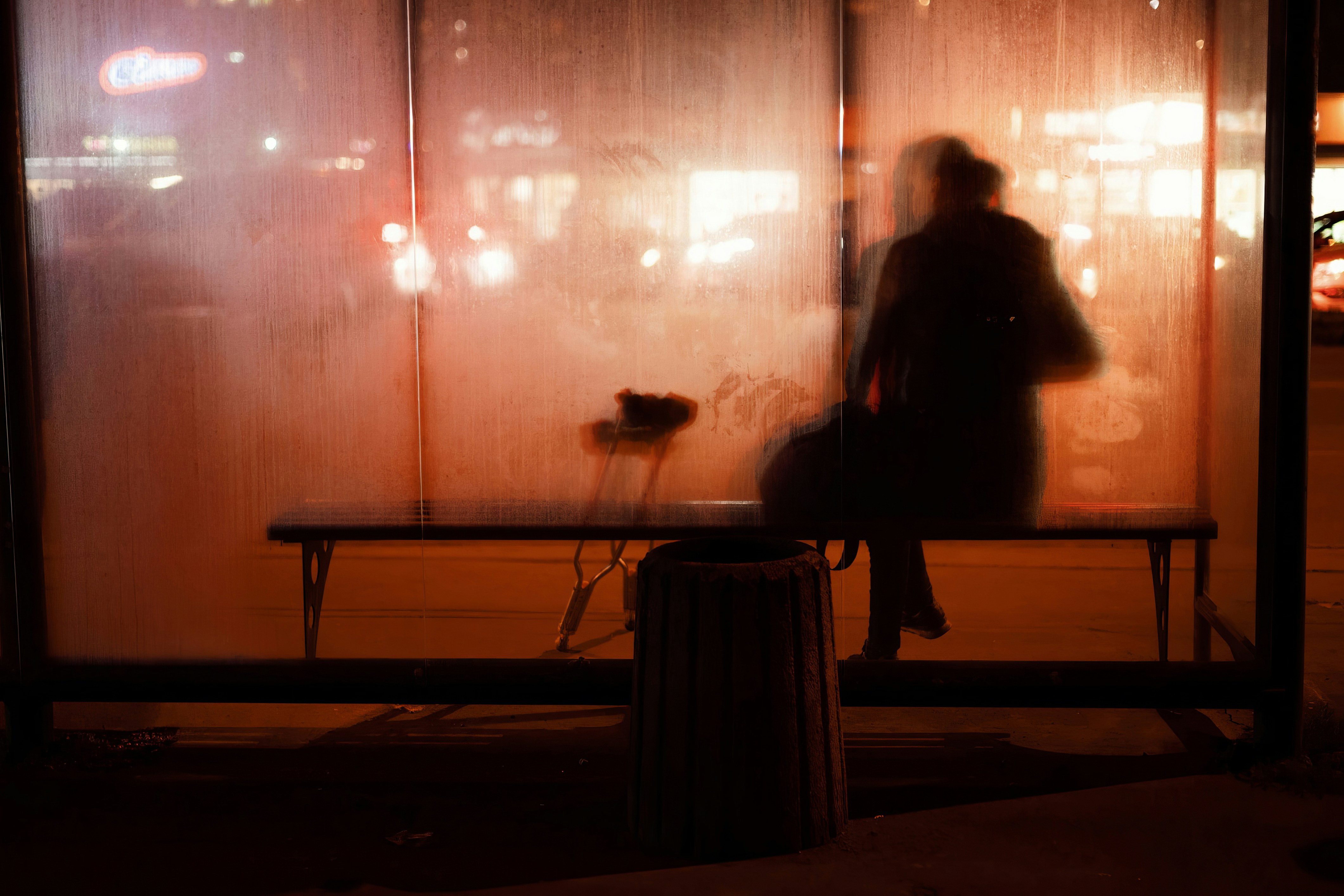 Image — Looking backward through the dark