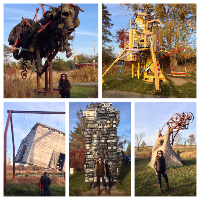 It is a lovely day for a Sculpture Park visit