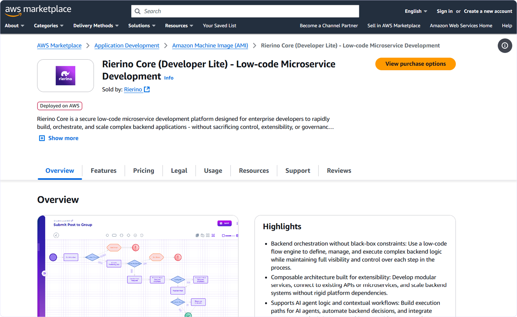 rierino-developer-lite-aws-marketplace