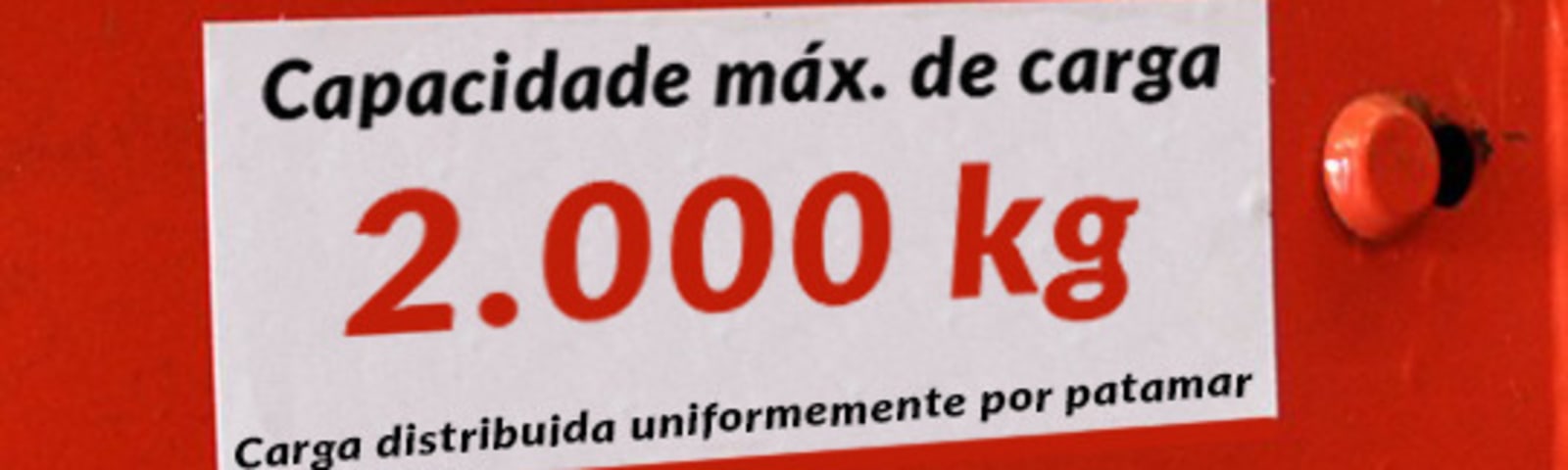 Inspeção em estrutura porta palete