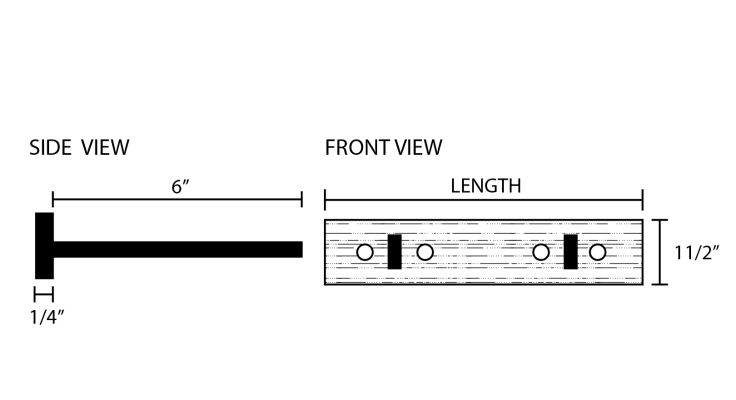 Floating Shelf Bracket