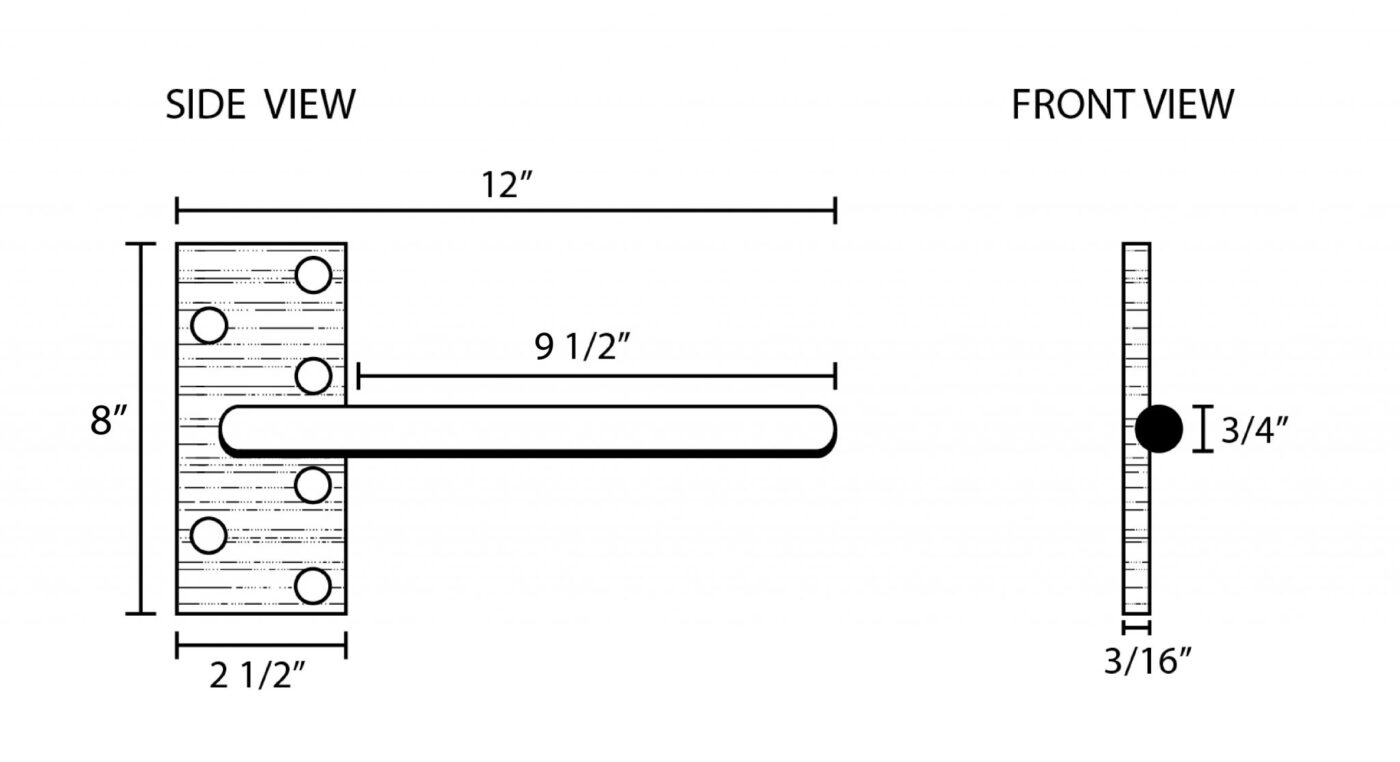 Fireplace Mantel Bracket Heavy Duty Design Made In America Ebay