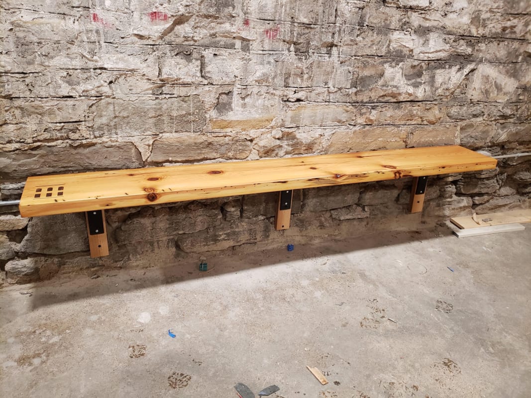 L Brackets Supporting Shelves Countertops More Right On Bracket