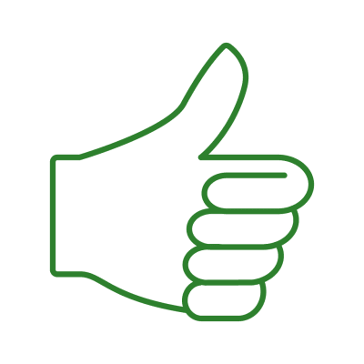 Right On Bracket Thumbs Up