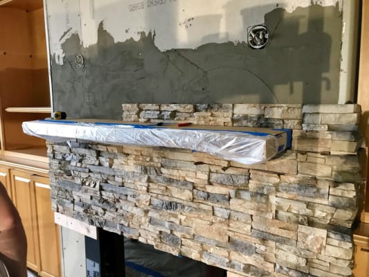 Fireplace Mantel Bracket Installation