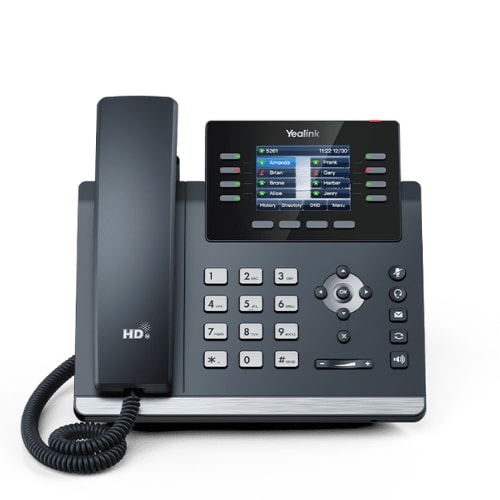 Yealink SIP-T44W Wi-Fi SIP Phone for Office and Co-Working Spaces