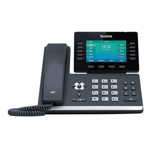 Yealink SIP-T54W Mid-Level Wi-Fi IP Phone with Bluetooth and HD Voice