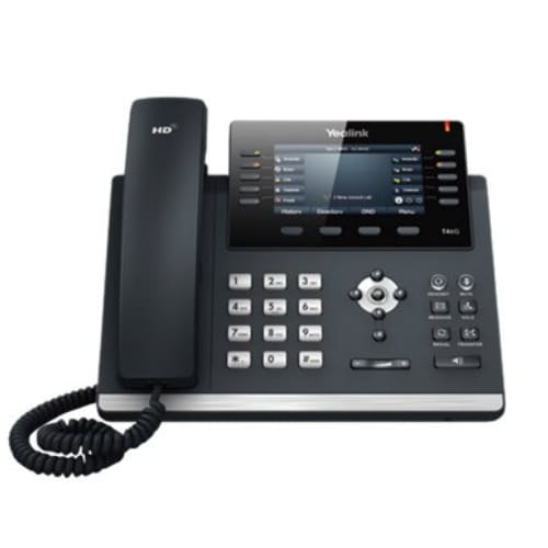 The Yealink SIP-T46U a high-performance SIP phone built for professionals and office workers