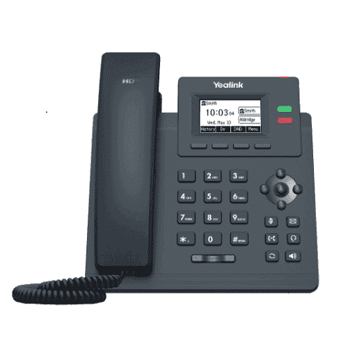 Yealink SIP-T31G business IP phone with dual Gigabit ports and 2.3-inch LCD display