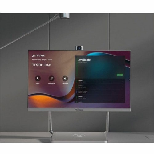 Yealink DeskVision A24 Collaboration Display with 23.8-inch touchscreen and 4K camera.