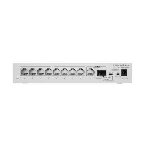 Huawei S110-8P2ST, 8-Port PoE Switch, Huawei eKitEngine Switch, Gigabit SFP Switch