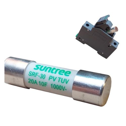 Suntree 20A 1000V DC fuse and holder for solar protection installations