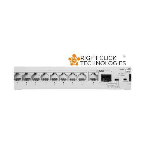 Huawei eKit S110-8P2ST 8-Port Gigabit PoE+ Unmanaged Switch